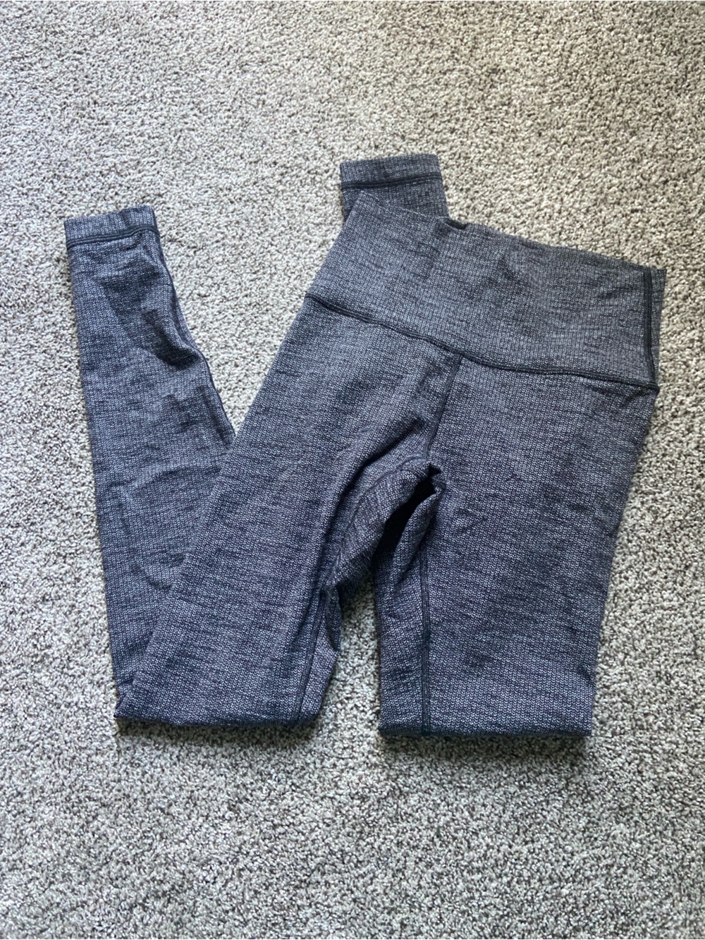 Lululemon Herringbone Leggings- full length and high-waisted